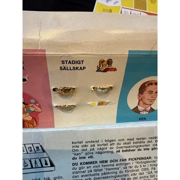 1965 Barbie Board Game SWEDISH Version Balens‎ Drottning Ett Spannande Spel - Picture 12 of 14